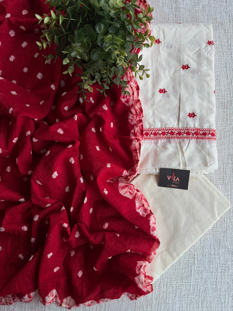 Embroidery cotton salwar material
