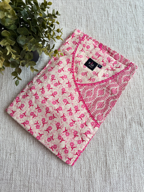 XL size printed cotton Nighty