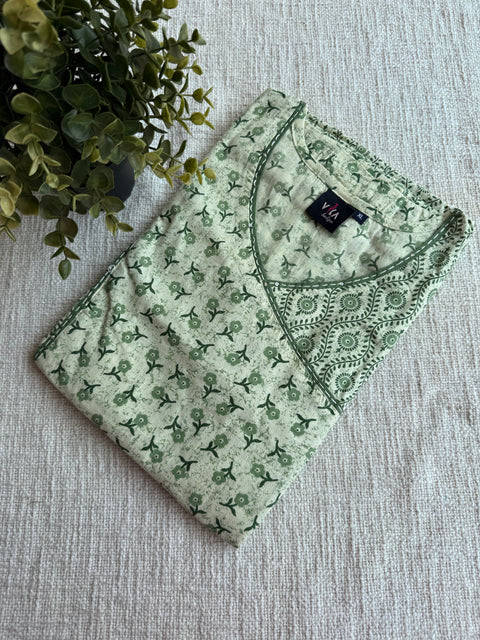 XL size printed cotton Nighty
