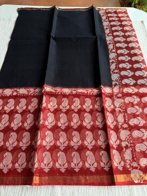 Chanderi top, Banarasi dola silk dupatta set