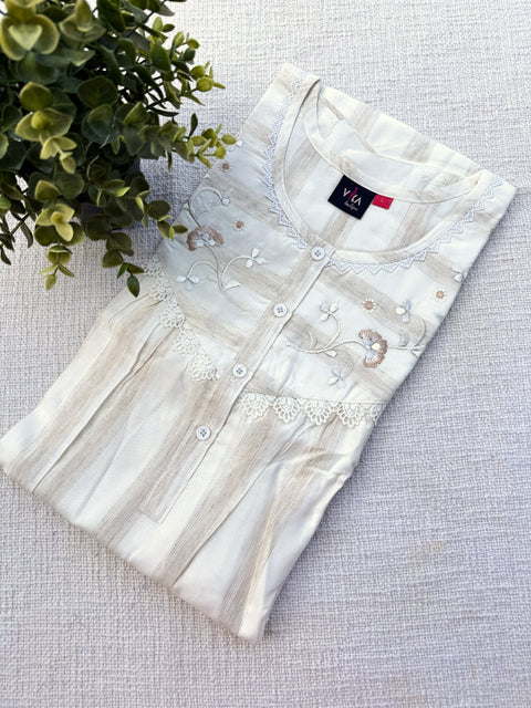 L and XL size Soft Tencel Modal Nighty