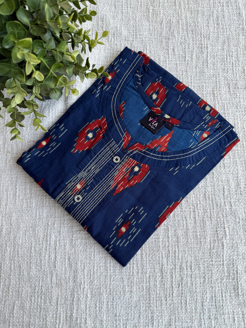 L and XL size printed cotton Nighty