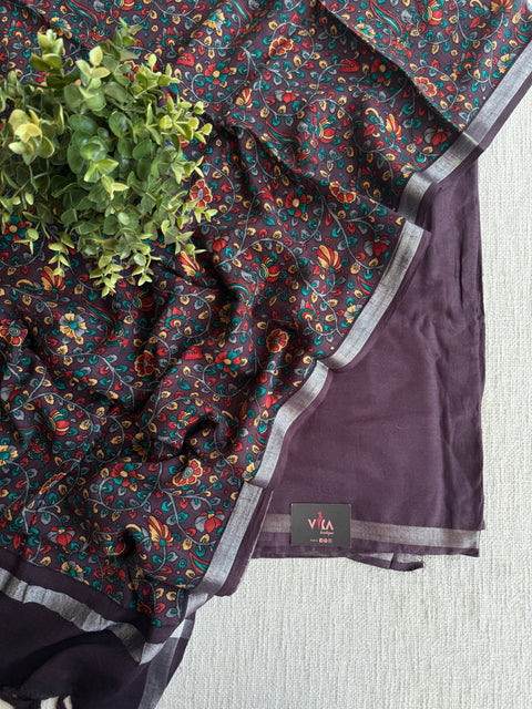 Cotton linen salwar suit material
