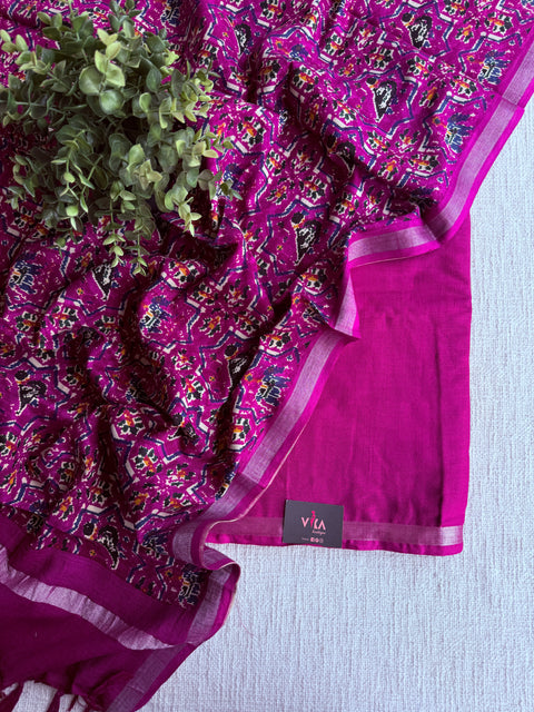 Cotton linen salwar suit material