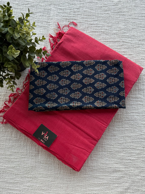 Mangalgiri Cotton Saree with blouse