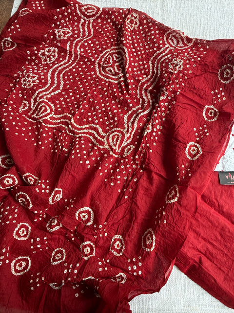 Bhandhej cotton salwar material