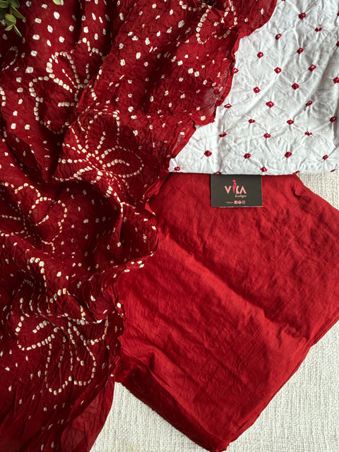 Bhandhej cotton salwar material
