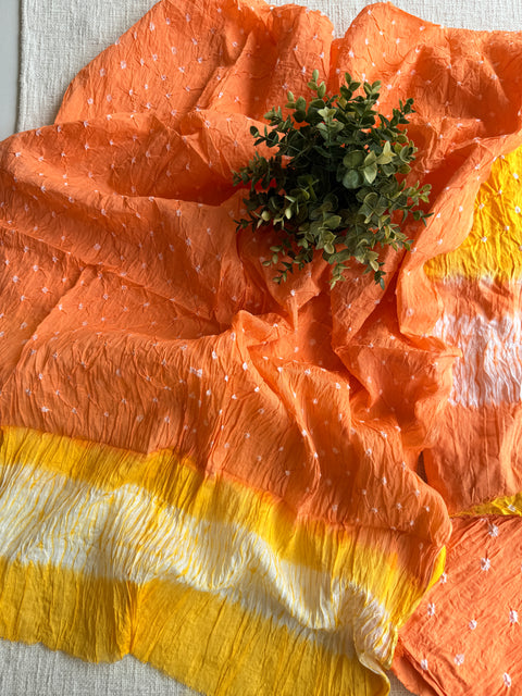 Bhandhej cotton salwar material