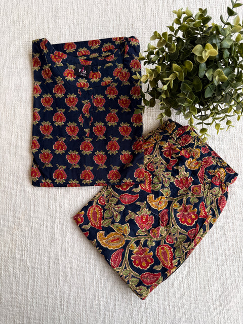 L size printed Co-ord Night suit