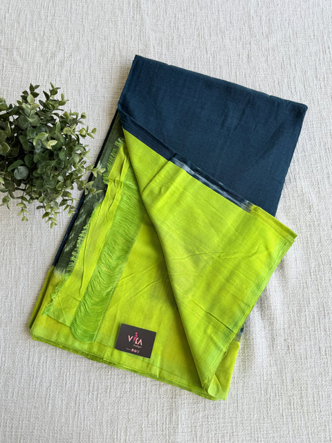 Handloom pure Ikat cotton saree