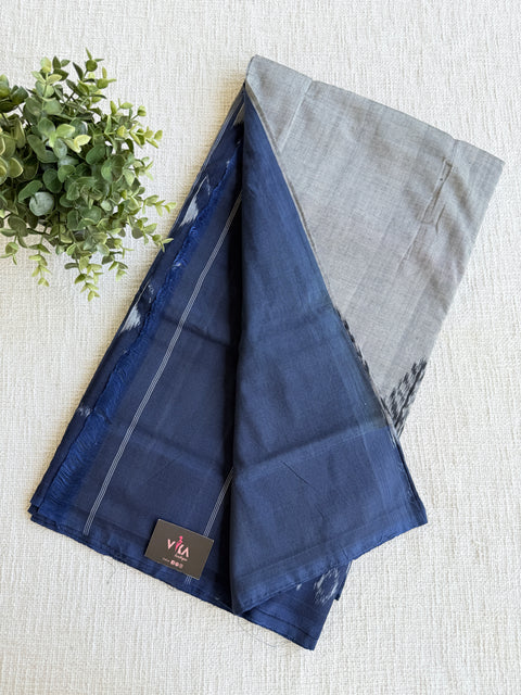 Handloom pure Ikat cotton saree