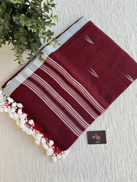Bhutta weaving mul cotton saree