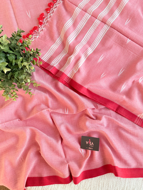 Bhutta weaving mul cotton saree