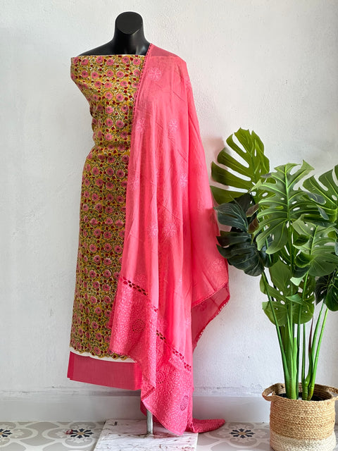 Printed cotton salwar material