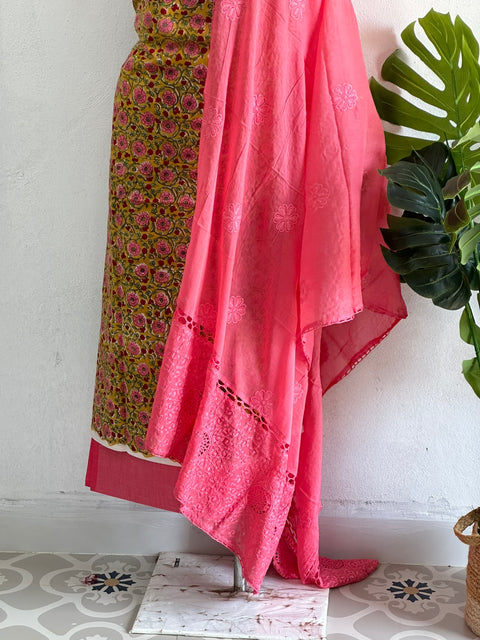 Printed cotton salwar material