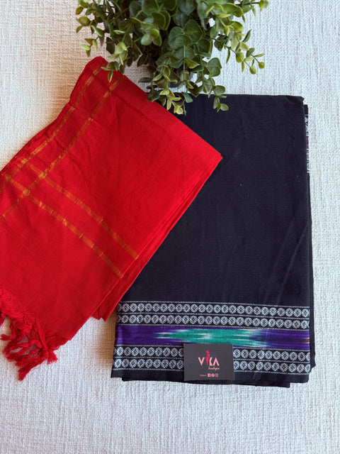 Jacquard Katki border suit sets