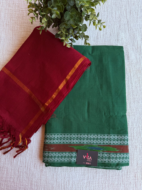 Jacquard Katki border suit sets