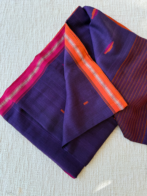 Parwa Bhutti mul cotton saree