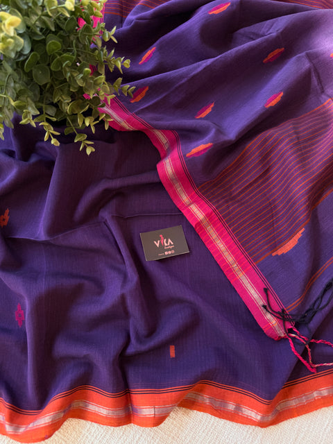 Parwa Bhutti mul cotton saree