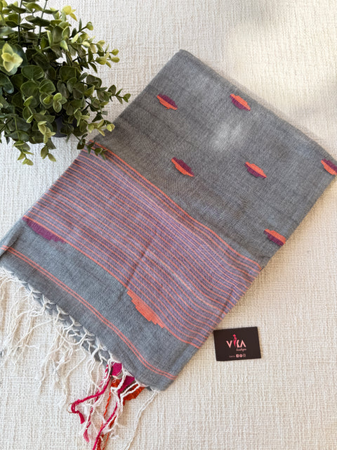 Parwa Bhutti mul cotton saree
