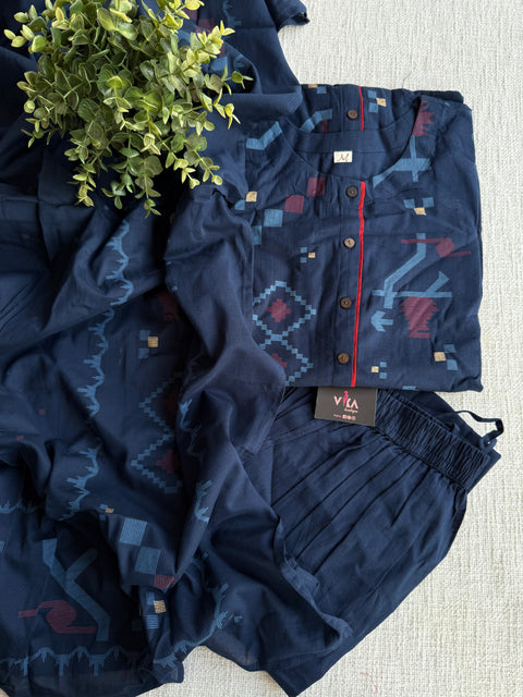 Pure handloom cotton suit set