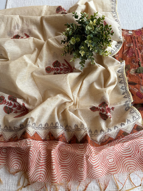 Kalamkari printed suit set