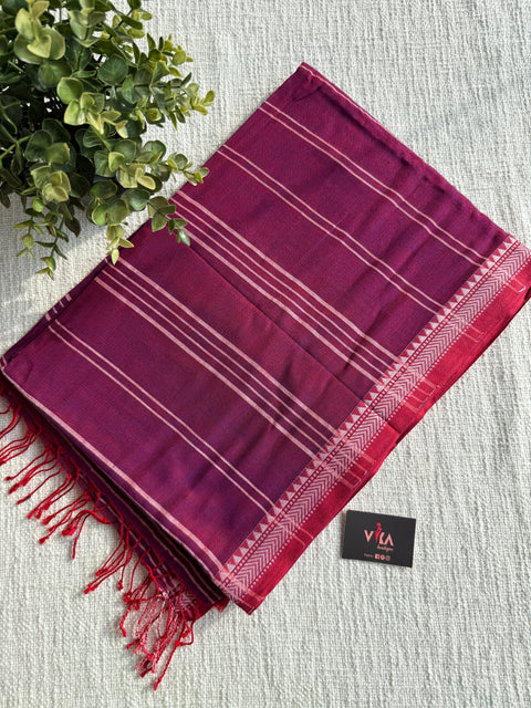 Mangalgiri border cotton saree