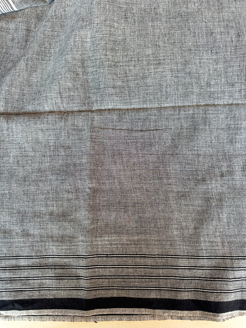 Handspun pure jamdani cotton saree
