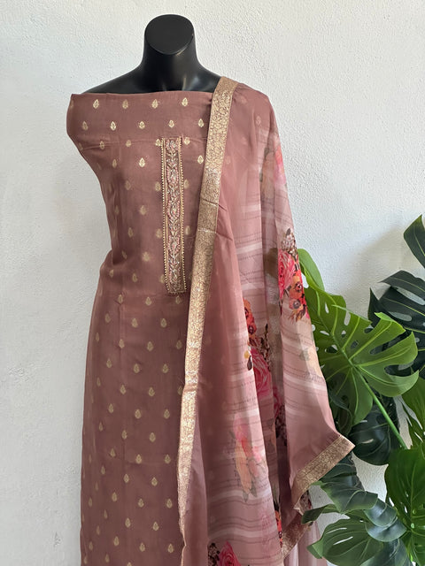 Banaras organza salwar material