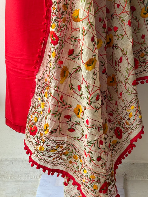 Phulkari Dupatta salwar suit material