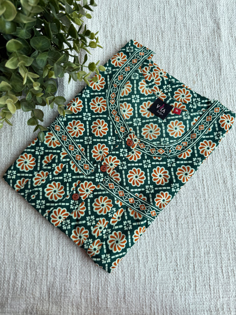 XL size printed cotton nighty