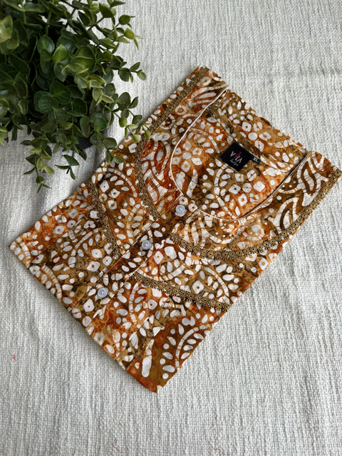 XL size Batik printed cotton nighty