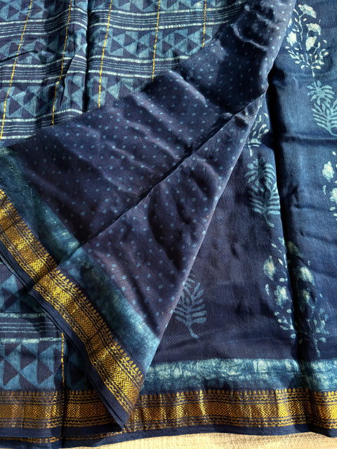 Maheswari border chanderi saree