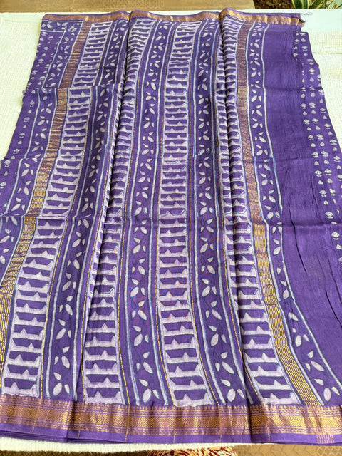 Maheswari border chanderi saree