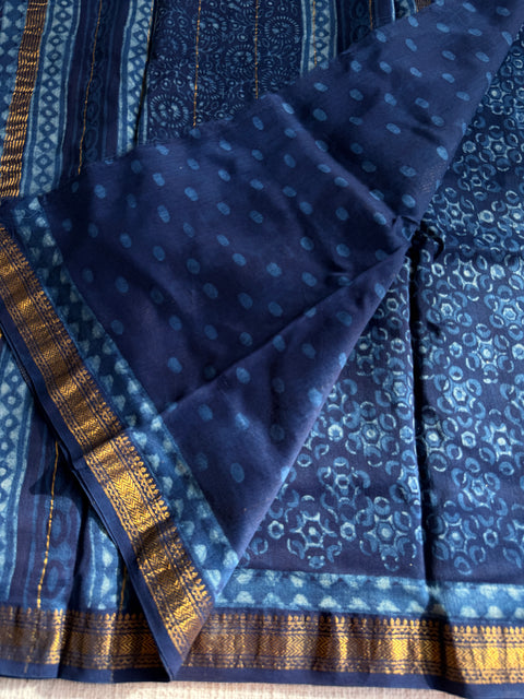 Maheswari border chanderi saree