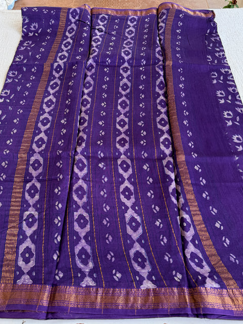 Maheswari border chanderi saree
