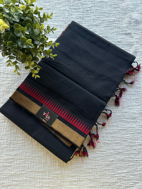 Thalampoo border Cotton Saree