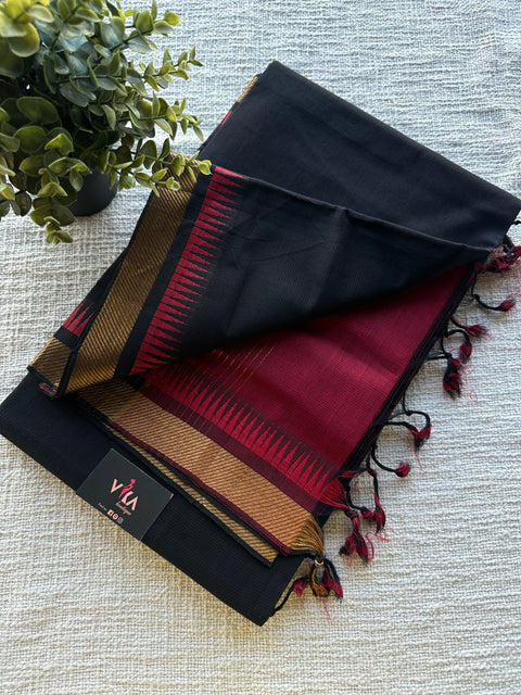 Thalampoo border Cotton Saree