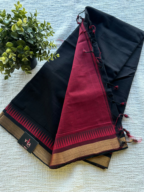 Thalampoo border Cotton Saree