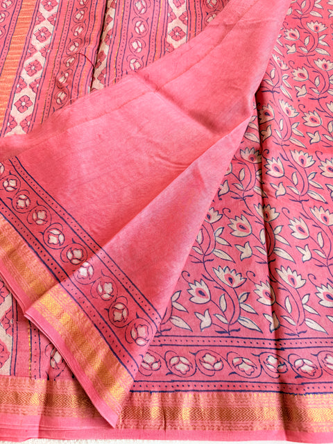 Maheswari border chanderi saree