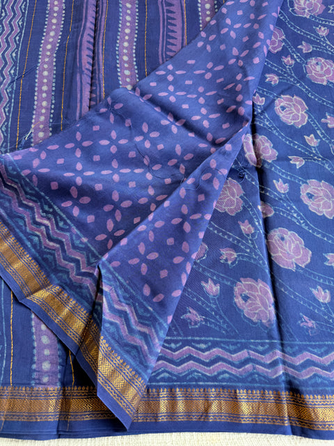 Maheswari border chanderi saree