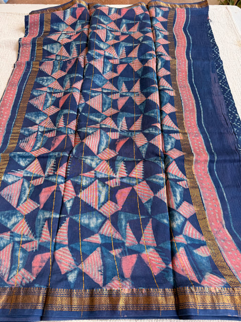 Maheswari border chanderi saree