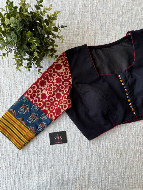 Kadambari patch work blouse