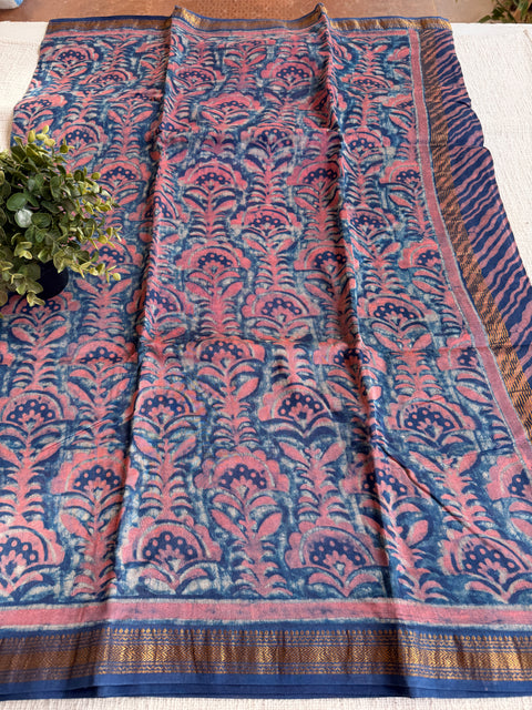 Maheswari border chanderi saree