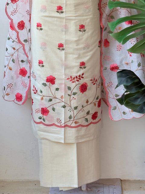 Embroidery cotton salwar material