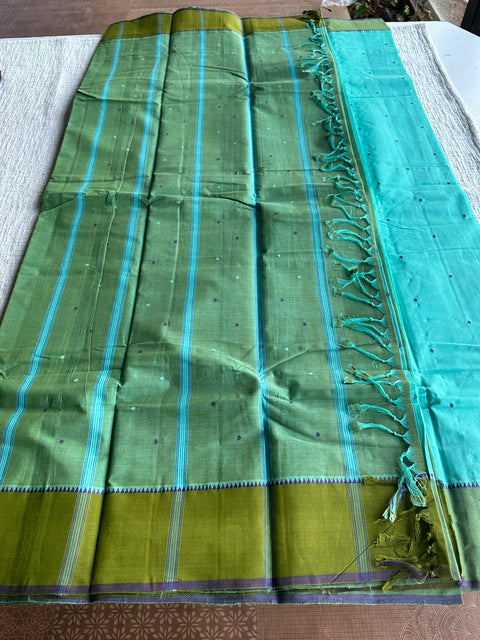 Bhutta weaving Mercerised Cotton Saree