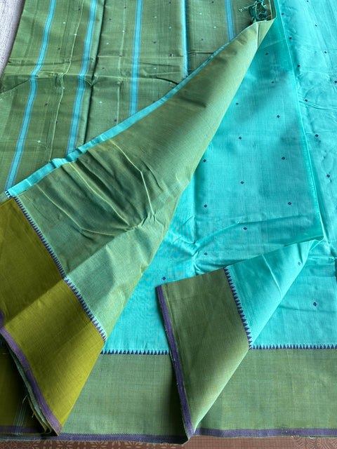 Bhutta weaving Mercerised Cotton Saree