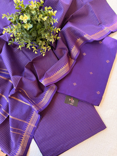 Handloom cotton salwar suit material