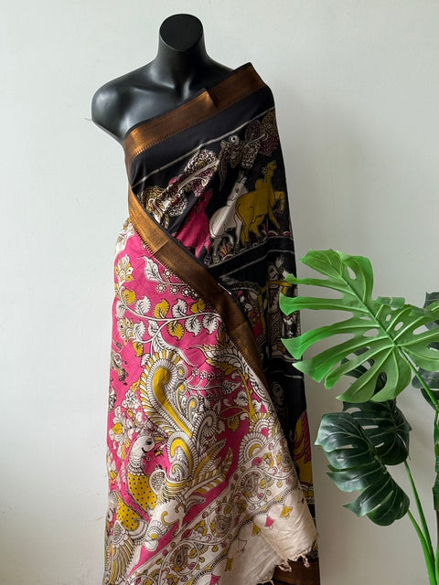 Kalamkari chennuri silk Saree