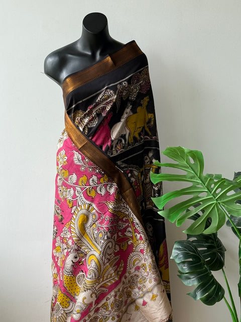 Kalamkari chennuri silk Saree